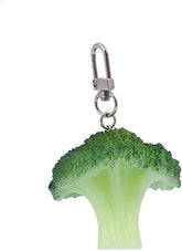 HSYHERE Men Women Creative Interesting Novelty Stylish Mini Simulated Food Orange Shrimp Keychain Key-ring Pendant