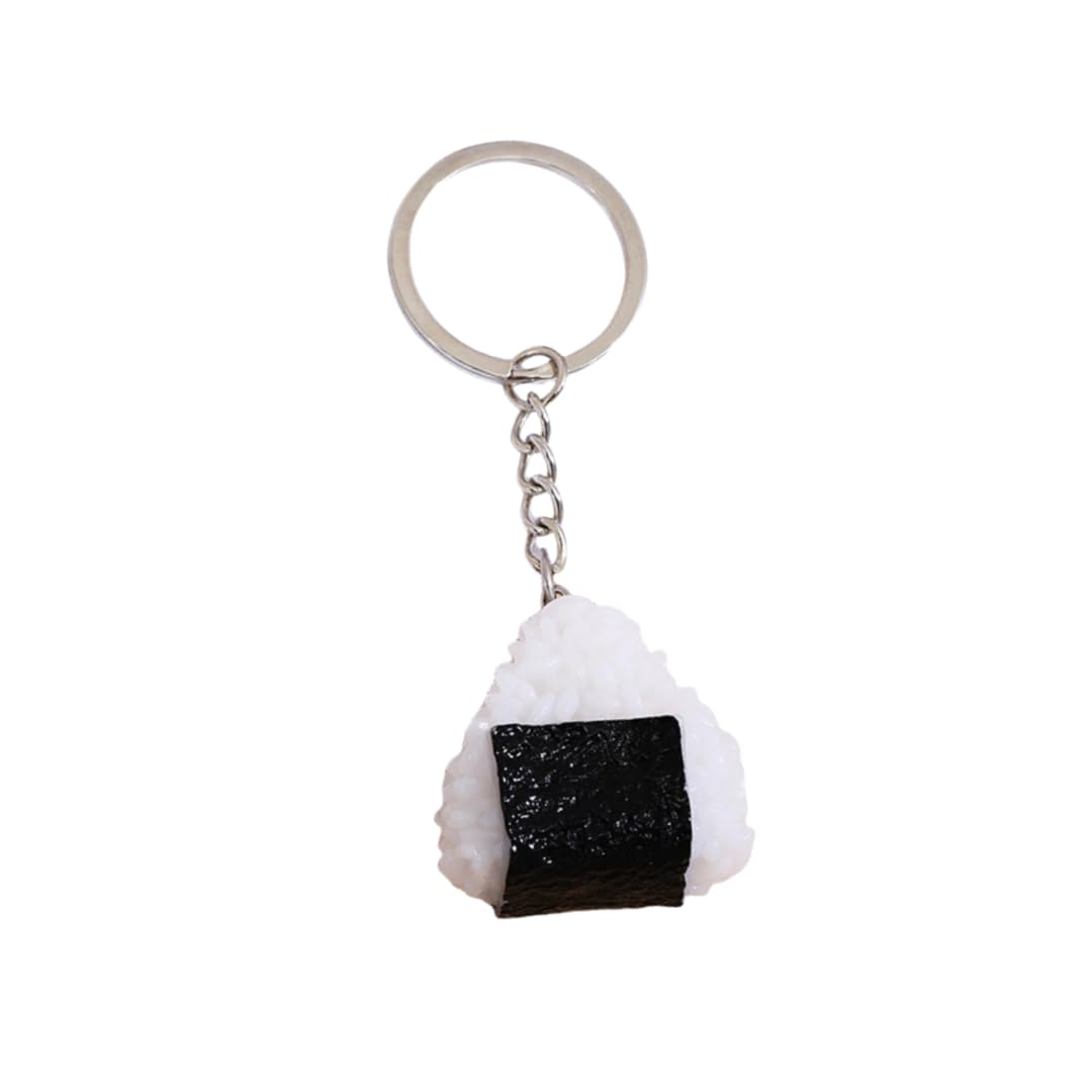 HSYHERE Men Women Creative Interesting Novelty Stylish Mini Simulated Food Orange Shrimp Keychain Key-ring Pendant