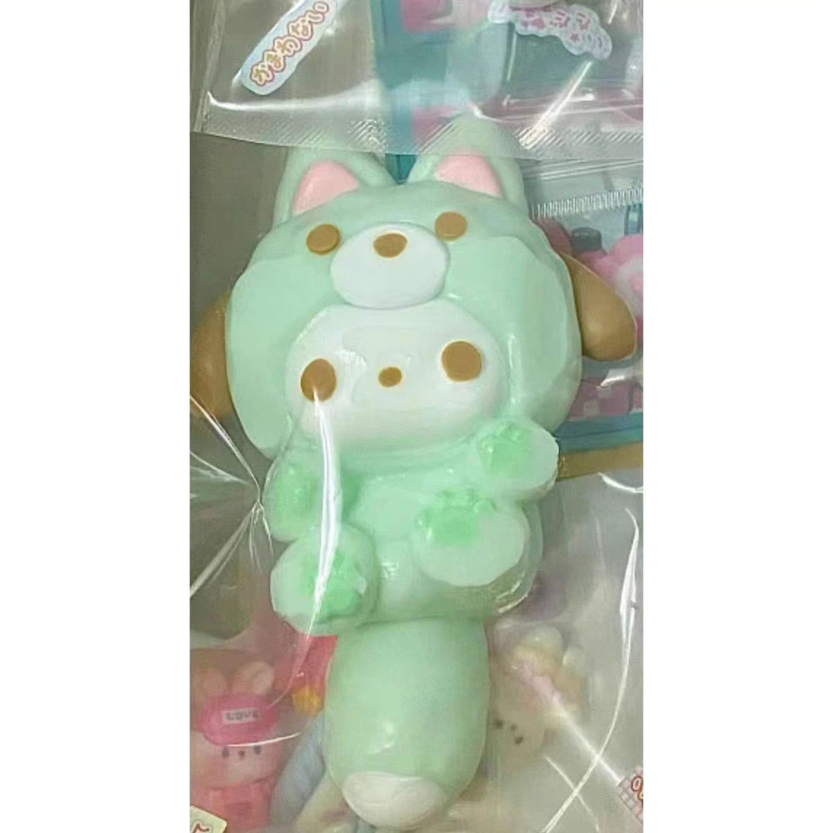 Big Tail Cartoon Suit Kuromi Kitty Squishy Stress Relief Decompression Toy